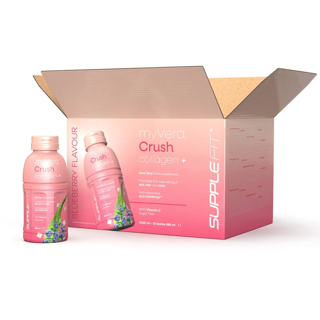 MYVERA CRUSH Collagen+ – Boisson Beauté & Jeunesse de la Peau | 6 x 285 ml