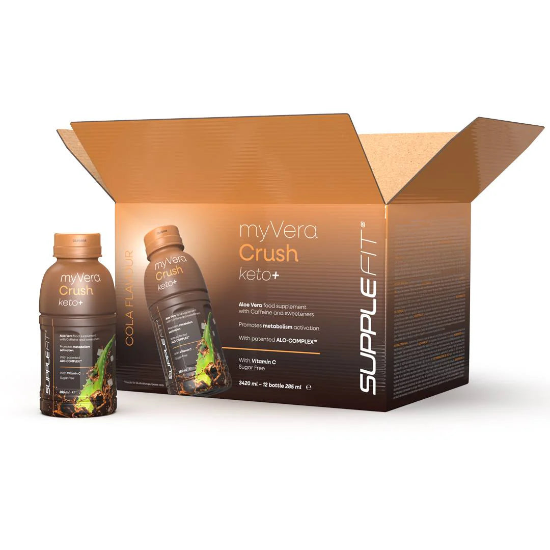 MYVERA CRUSH Keto+ – Boisson Énergie & Brûleur Cétogène | 12 x 285 ml