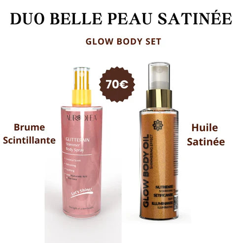 DUO GLOW BODY OIL + GLITTER BODY SPRAY